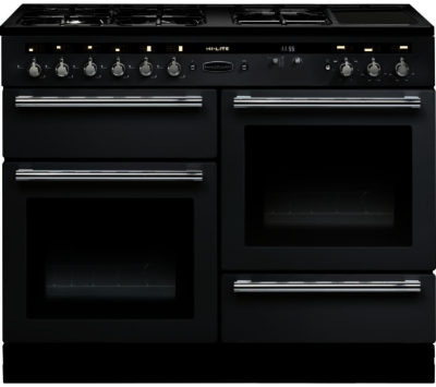 RANGEMASTER  Hi-Lite 110 Dual Fuel Range Cooker - Slate & Chrome